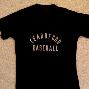 Fear Of God seven collection black T-shirt